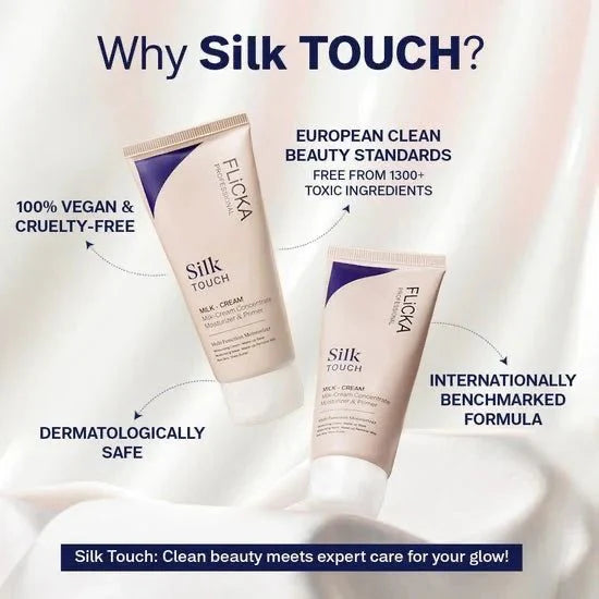Flicka Silk Touch l Moisturiser + Primer + Sunscreen